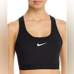Nike Womens Black Medium Support Racerback Sports Bra